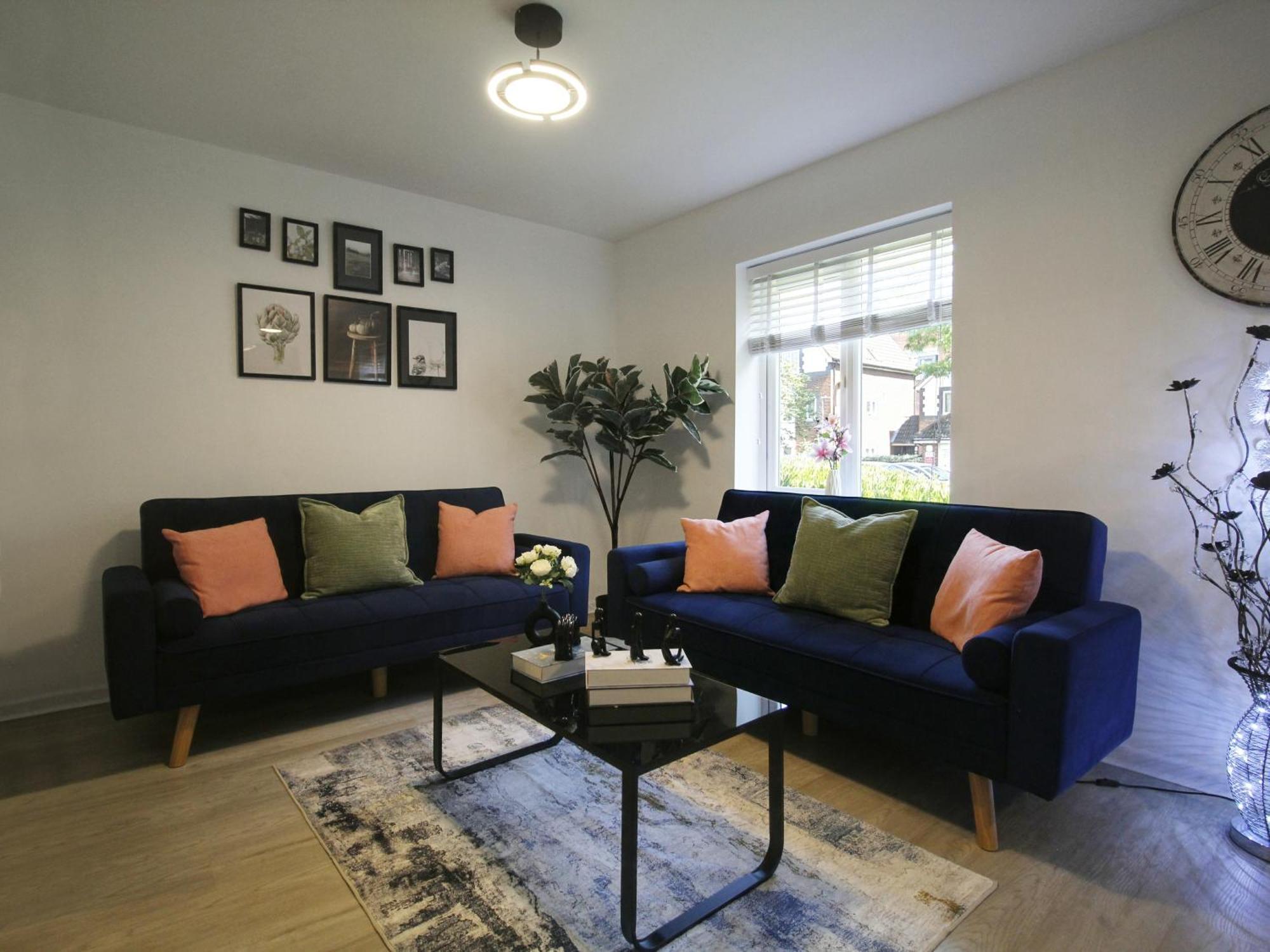 2Bdr Flat Rg1 - Free Open Parking Apartment Reading Bagian luar foto