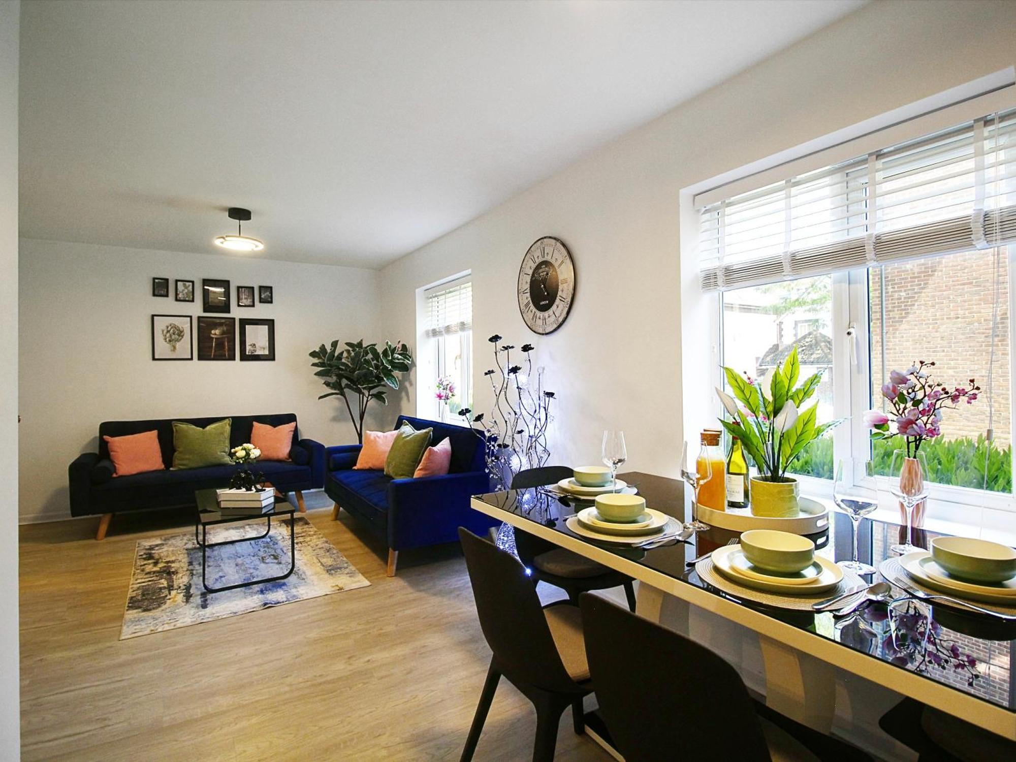 2Bdr Flat Rg1 - Free Open Parking Apartment Reading Bagian luar foto